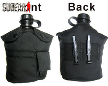 US Camouflage Military Canteen Camping Hiking Outdoor Survival Kettle Flagon Army Water Bottle Aluminum cooking cup 3pcs per set