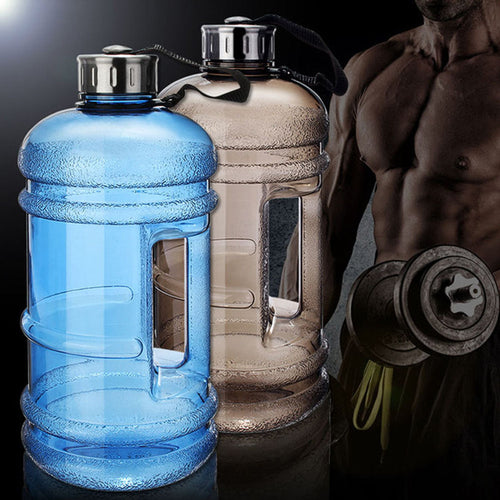 2.2L Large Capacity Water Bottles Outdoor Sports Gym Half Gallon Fitness Training Camping Running Workout Water Bottle Space Cup